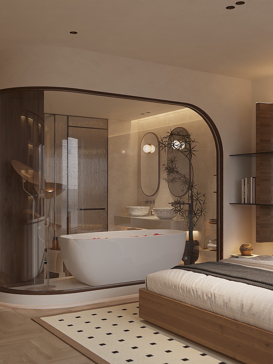 kính điện nhà tắm